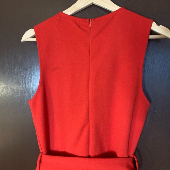 Bishop + Young “Rachel” crop jumpsuit in red - Picture 4 of 7
